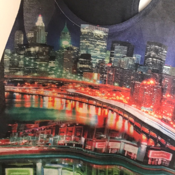 Cityscape Racerback Tank Top - Picture 2 of 2